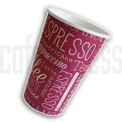 12oz ROSA Paper Vending Cups x 1000 (80mm Rim)